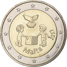 Malta, 2 Euro, Solidarité et Paix, 2017, UNZ+, Bi-Metallic, KM:New
