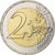 Letónia, 2 Euro, 100 ans des pays baltes, 2018, MS(64), Bimetálico