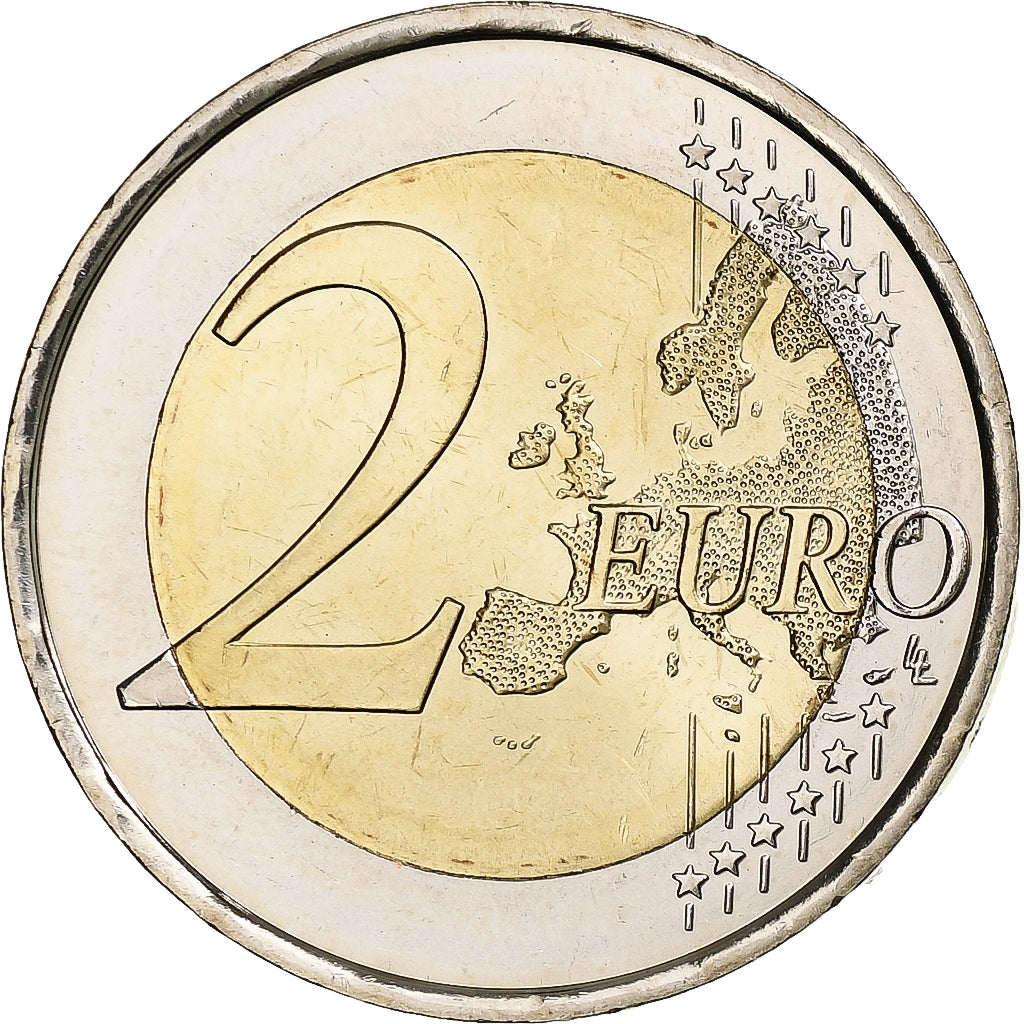Espagne, 2 Euro, 50ème anniversaire de Felipe VI, 2018, SPL+, Bimétallique