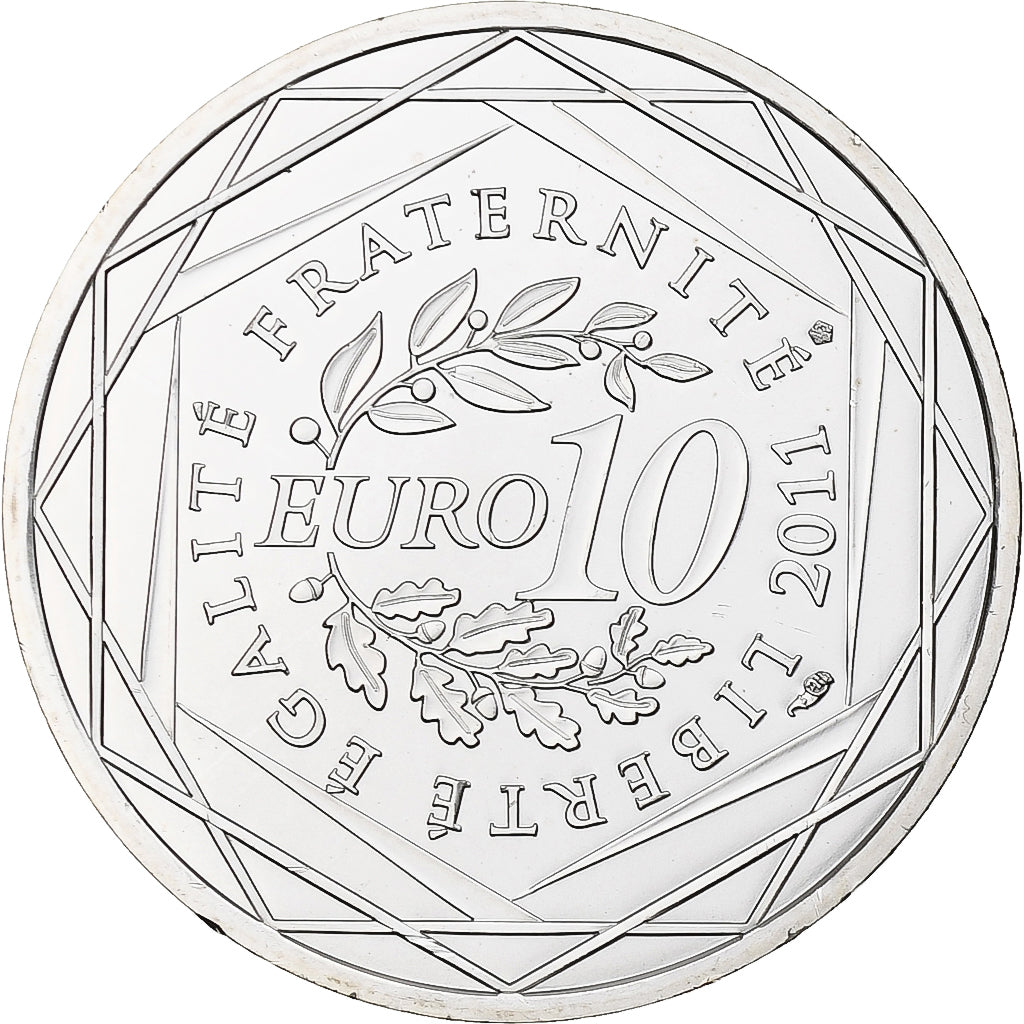 Frankreich, 10 Euro, Franche-Comté, 2011, Paris, STGL, Silber, KM:1735