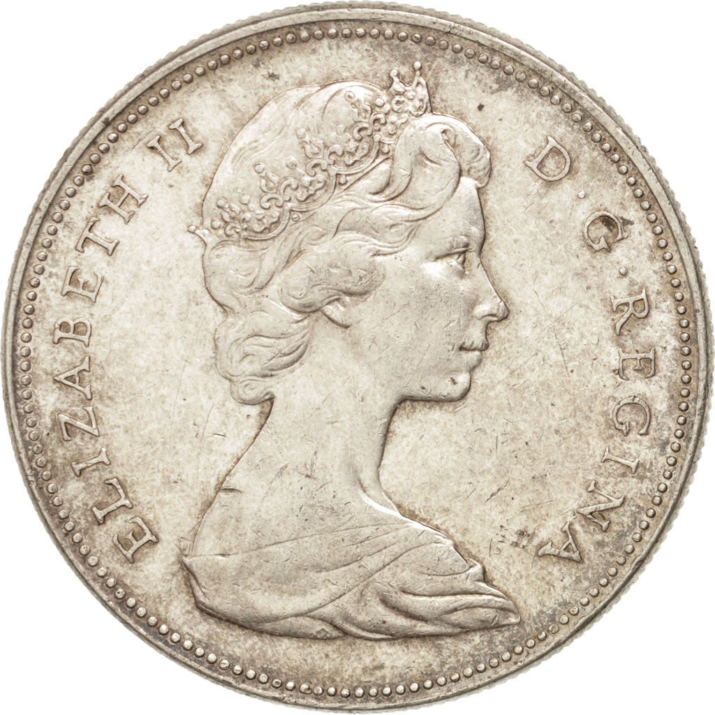 Coin, Canada, Elizabeth II, Dollar, 1966, Royal Canadian Mint, Ottawa