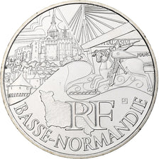 France, 10 Euro, Basse Normandie, 2011, Paris, FDC, Argent, KM:1729