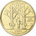 USA, Vermont, Quarter, 2001, U.S. Mint, Denver, golden, MS(65-70), Miedź-Nikiel