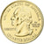 Stati Uniti, Vermont, Quarter, 2001, U.S. Mint, Denver, golden, FDC, Rame