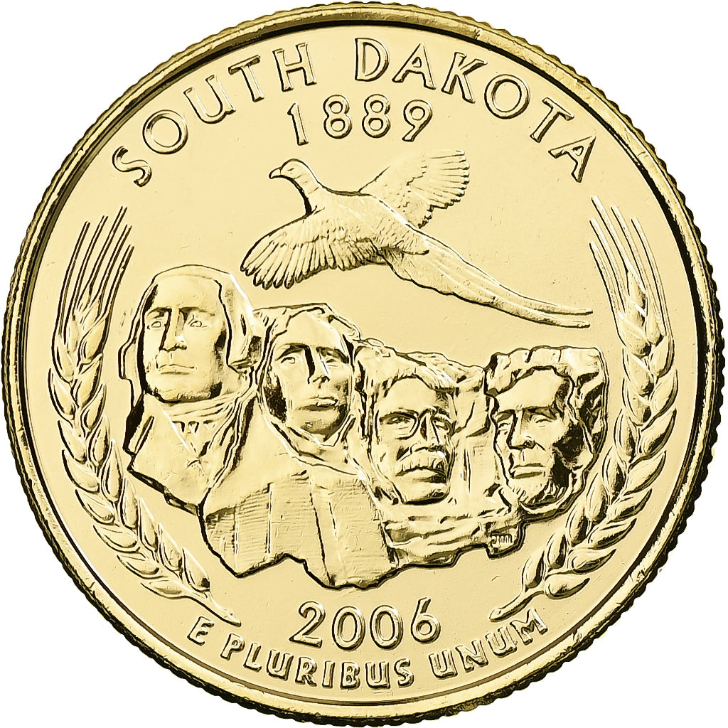 Vereinigte Staaten, South Dakota, Quarter, 2006, U.S. Mint, Philadelphia