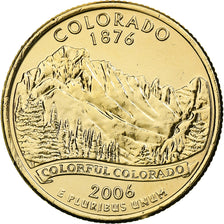 États-Unis, Colorado, Quarter, 2006, U.S. Mint, Denver, golden, FDC