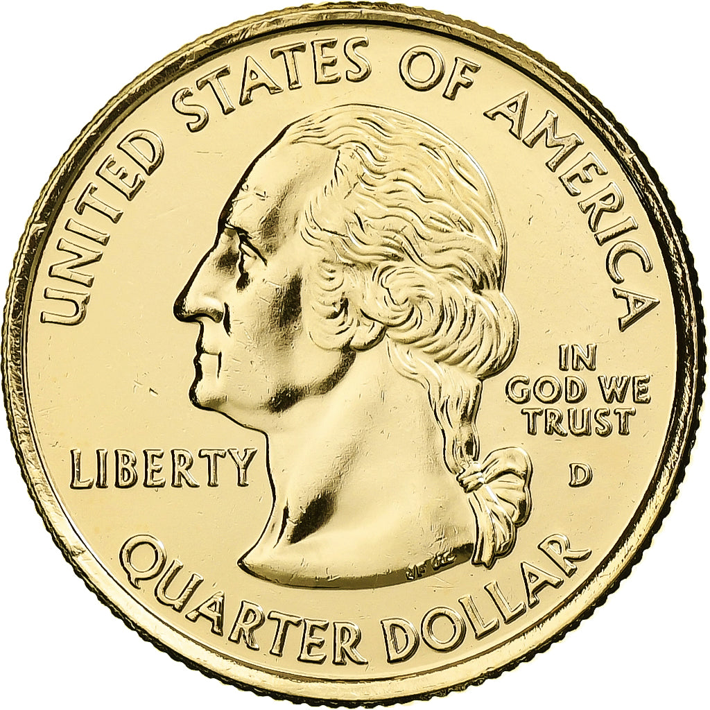 Verenigde Staten, North Dakota, Quarter, 2006, U.S. Mint, Philadelphia, golden