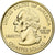 United States, Quarter, Wyoming, 2007, U.S. Mint, golden, Copper-Nickel Clad