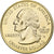 United States, Quarter, Pennsylvania, 1999, U.S. Mint, gold-plated coin