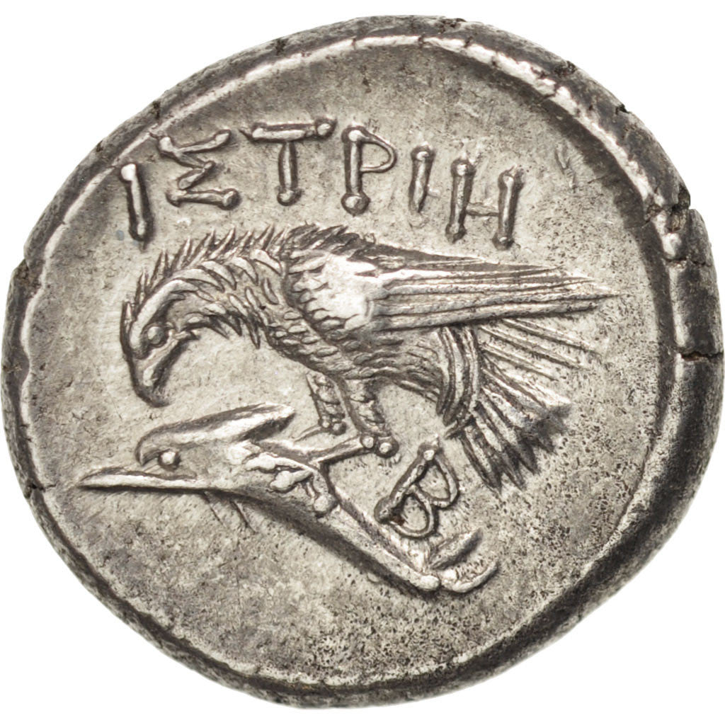 Thrace, Istros, Drachm, Istros, AU(55-58), Silver, 5.82