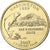 Stati Uniti, Washington, Quarter, 2007, U.S. Mint, Denver, golden, FDC, Rame