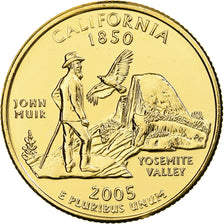 États-Unis, California, Quarter, 2005, U.S. Mint, Denver, golden, FDC