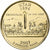 United States, Quarter, Utah, 2007, U.S. Mint, golden, Copper-Nickel Clad