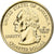 Estados Unidos da América, Utah, Quarter, 2007, U.S. Mint, Denver, golden