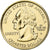 États-Unis, Utah, Quarter, 2007, U.S. Mint, Denver, golden, FDC, Cupronickel