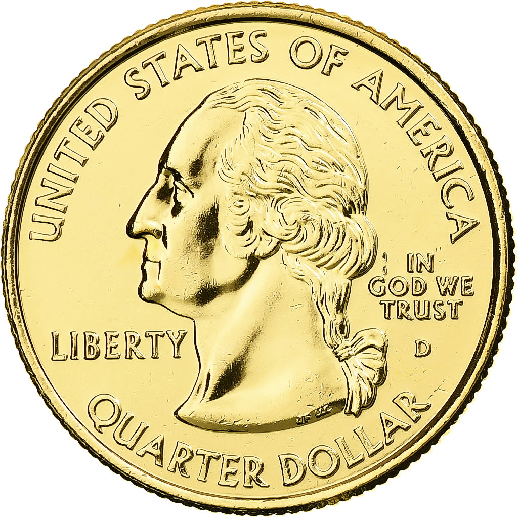Stati Uniti, Minnesota, Quarter, 2005, United States Mint, Denver, FDC, Gold