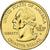 États-Unis, Maine, Quarter, 2003, U.S. Mint, Denver, golden, FDC, Cupronickel