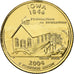 Verenigde Staten, Iowa, Quarter, 2004, United States Mint, Denver, FDC, Verguld