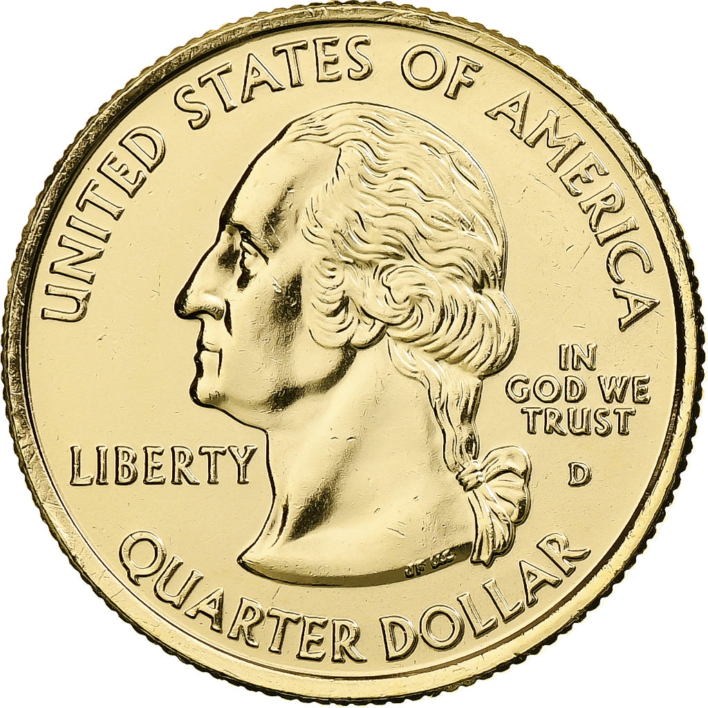 Verenigde Staten, Quarter, Nebraska, 2006, U.S. Mint, golden, Copper-Nickel Clad