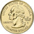 États-Unis, Quarter, Nebraska, 2006, U.S. Mint, golden, Cupronickel plaqué