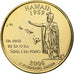 États-Unis, Quarter, Hawaii, 2008, Philadelphie, golden, Cupro-nickel, FDC