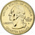USA, Quarter, North Carolina, 2001, U.S. Mint, golden, Miedź-Nikiel powlekany