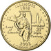 United States, Quarter, Illinois, 2003, U.S. Mint, golden, Copper-Nickel Clad
