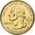 United States, Quarter, Connecticut, 1999, Philadelphia, Gold plated, MS(65-70)