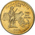 Stati Uniti, Quarter, Massachusetts, 2000, U.S. Mint, golden, Rame ricoperto in