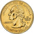 Stati Uniti, Quarter, Massachusetts, 2000, U.S. Mint, golden, Rame ricoperto in