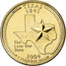 United States, Quarter, Texas, 2004, U.S. Mint, golden, Copper-Nickel Clad