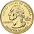 USA, Quarter, New Jersey, 1999, U.S. Mint, golden, Miedź-Nikiel powlekany
