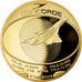France, Medal, Concorde, Ultime Vol vers Toulouse, 2003, MS(65-70), Copper Gilt