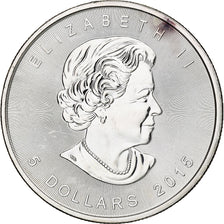 Canada, Elizabeth II, 5 dollars, 1 oz, Maple Leaf, 2015, Ottawa, Proof, Silver