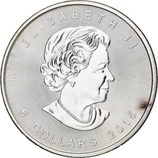 Canada, Elizabeth II, 5 dollars, 1 oz, Maple Leaf, 2015, Ottawa, Proof, Zilver