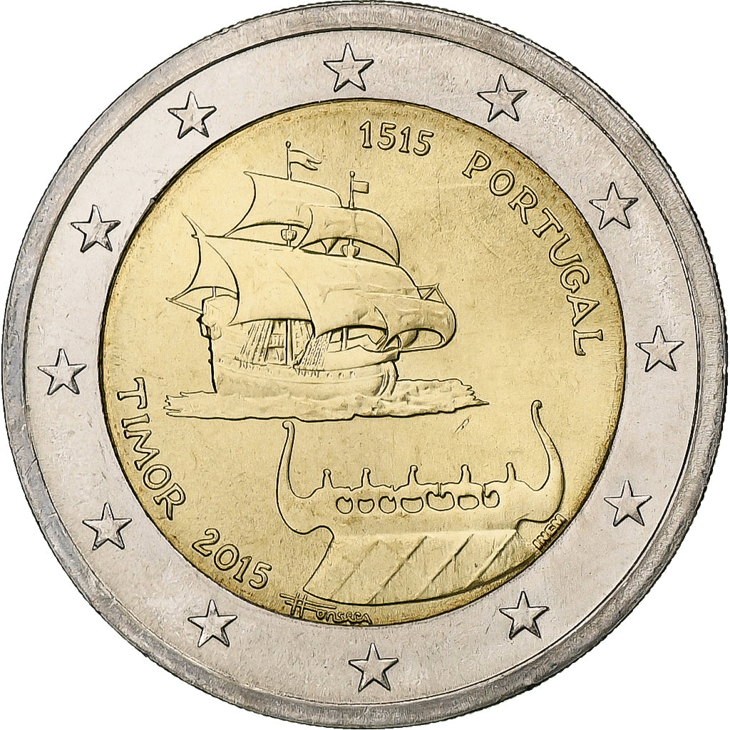 Portugal, 2 Euro, 2015, Lisbon, Bimetaliczny, MS(64)