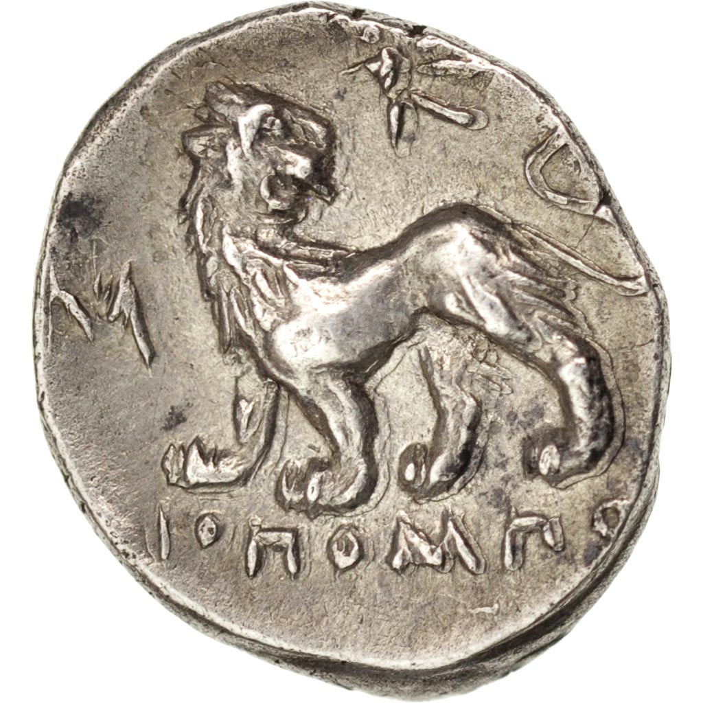 Ionia, Miletos, Hemidrachm, Miletos, AU(55-58), Silver, 1.64