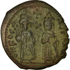 Monnaie, Phocas 602-610, Follis, Antioche, TTB, Cuivre, Sear:671