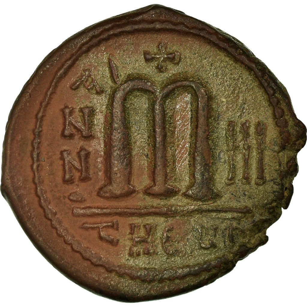 Coin, Phocas 602-610, Follis, Antioch, EF(40-45), Copper, Sear:671