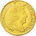 Monnaie, France, Louis XIV, Louis d'or à l'écu, Louis d'Or, 1690, Toulouse
