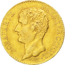 FRANCE, Napoléon I, 20 Francs, 1803, Paris, KM #651, AU(50-53), Gold, Gadoury #.