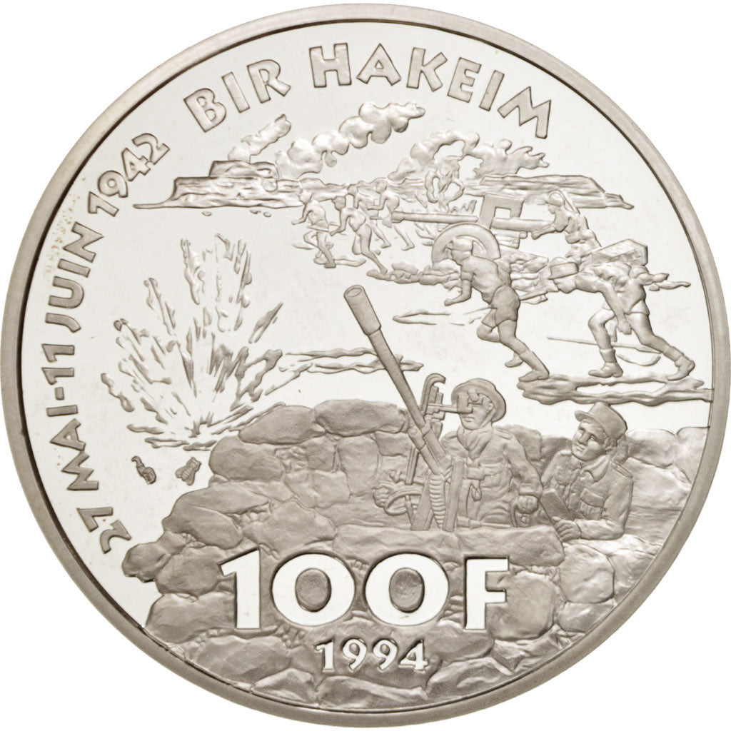 FRANCE, 100 Francs, 1994, KM #1040, MS(65-70), Silver, 22.20