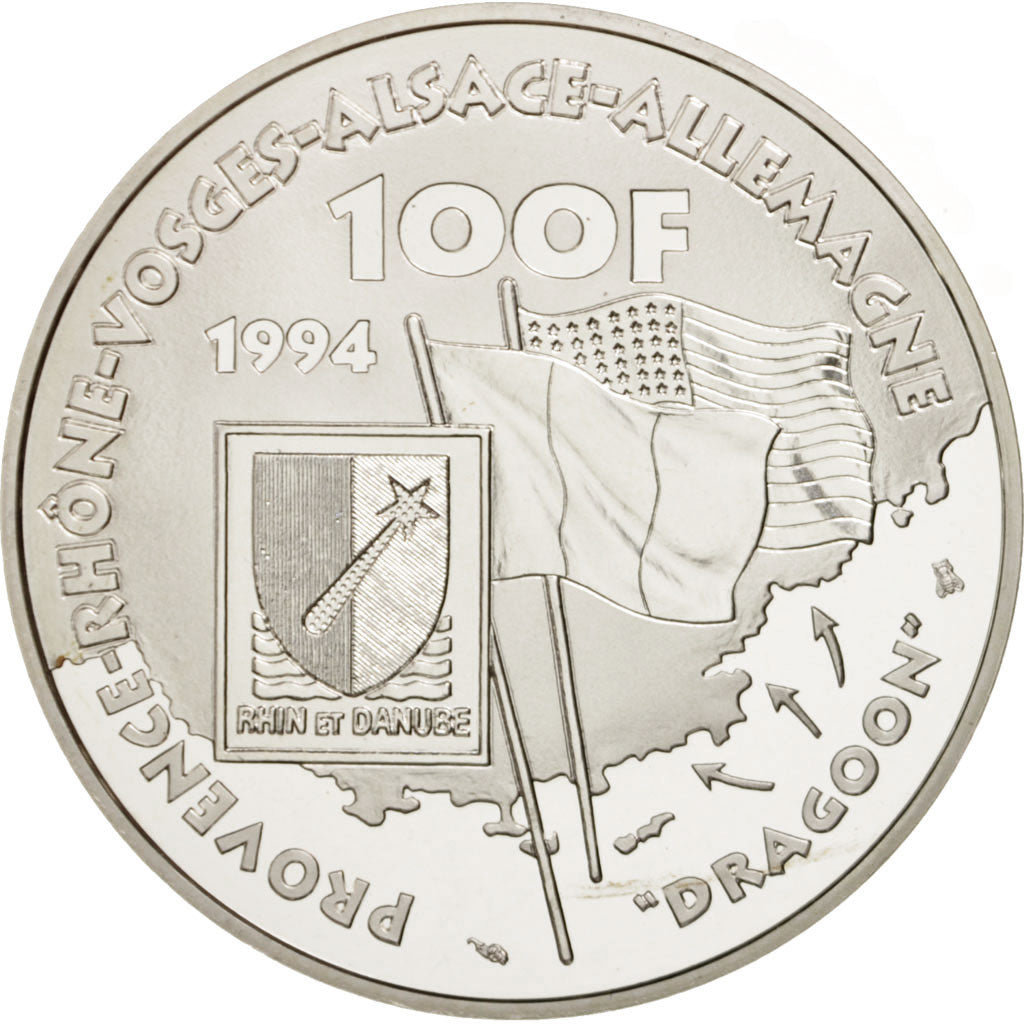 FRANCE, 100 Francs, 1994, KM #1044, MS(65-70), Silver, 22.20