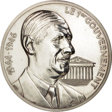 France, Medal, French Fifth Republic, History, MS(63), Silver