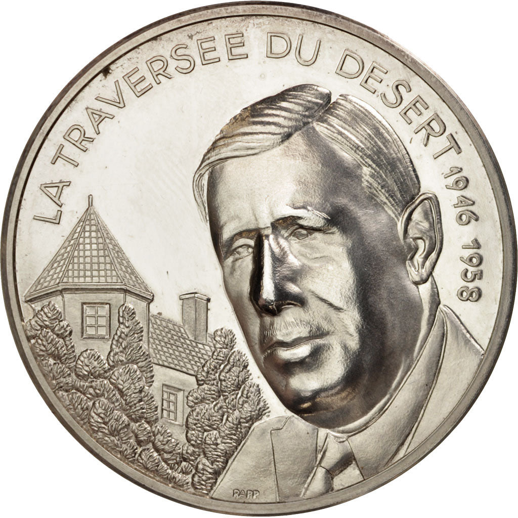 France, Medal, French Fifth Republic, History, MS(63), Silver