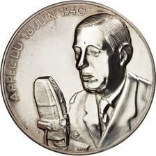 France, Medal, French Fifth Republic, History, MS(63), Silver