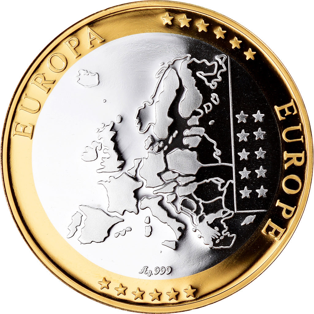 Monaco, Medal, L'Europe, Monaco, MS(64), Silver