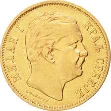 SERBIA, 10 Dinara, 1882, Vienne, KM #16, EF(40-45), Gold, 3.21