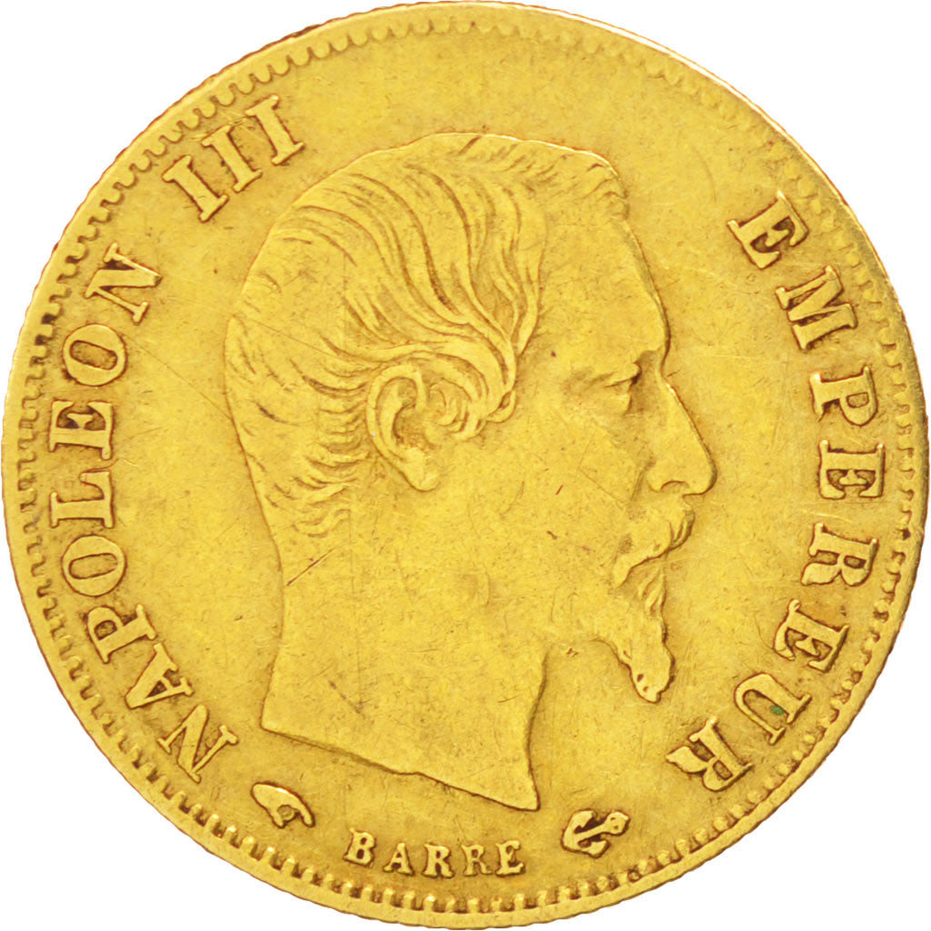 Second Empire, 5 Francs Napoléon III, grand module, 1859 A, Paris, Gadoury 1001