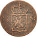 NETHERLANDS EAST INDIES, 1/4 Stuiver, 1822, Utrecht, KM #287, EF(40-45),...